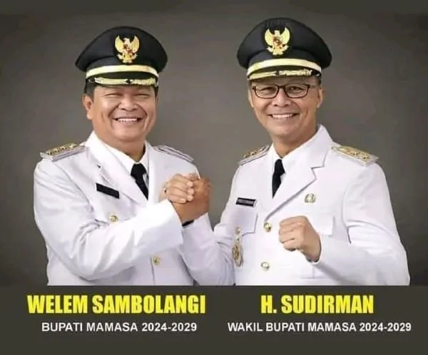 Pasangan calon Bupati dan Wakil Bupati Mamasa nomor urut 3 (Dok : Ist).