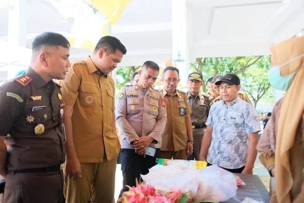 Bupati Bantaeng M Fathul Fauzy Nurdin saat menghadiri GPM di Tribun Pantai Seruni. (Ist).