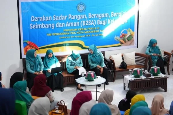 Sosialisasi B2SA TP PKK Makassar (Dok: Ist).