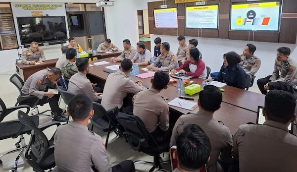 Rapat analisis dan evaluasi operasi pekat marano 2024(dok:Ist)