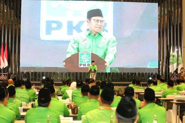 Ketua Umum Partai Kebangkitan Bangsa (PKB) Abdul Muhaimin Iskandar saat Memberikan Arahan ke ketua DPW se-Indonesia (Dok: Ist).