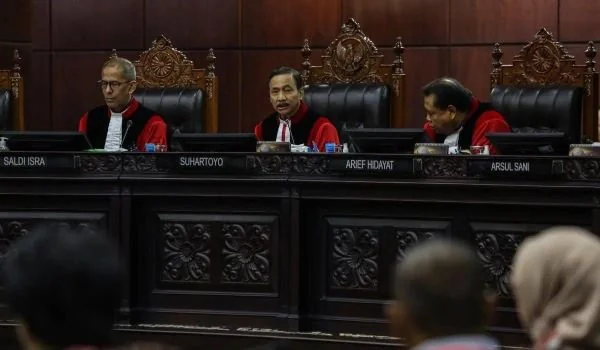 Sidang Pengucapan Putusan Perkara Nomor 326/PHPU.WAKO-XXIII/2025 Perselisihan Hasil Pemilihan Umum Walikota Palopo (Dok : Ist).