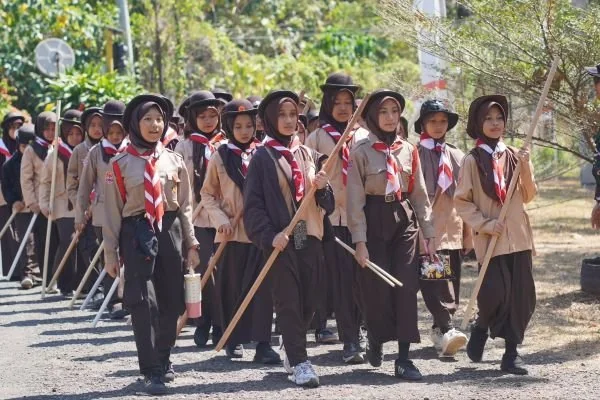 Perkemahan Kelas 7 Athirah Bukit Baruga (Dok: Ist)