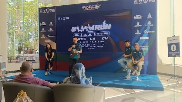 Prescon Olymrun (Dok: Sinta KabarMakassar).