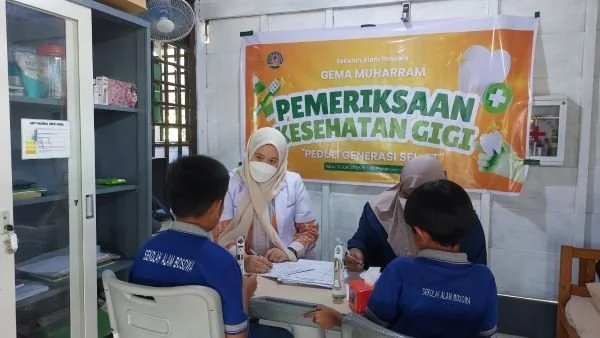 Sekolah Alam Bosowa Gelar Edukasi Kesehatan dan Aksi Berbagi. (Dok: Ist)