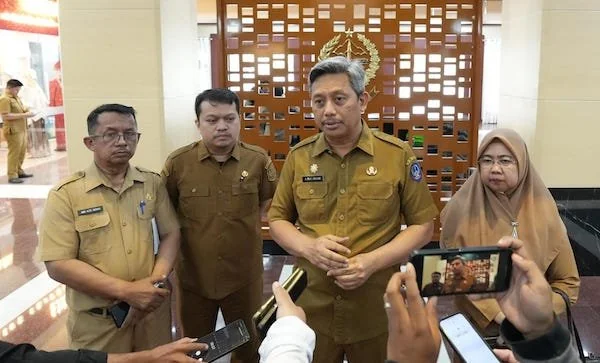 Kepala Dinas Ketapang Sulsel, Andi Muhammad Arsjad di Kantor Gubernur Sulsel (Dok: Ist)