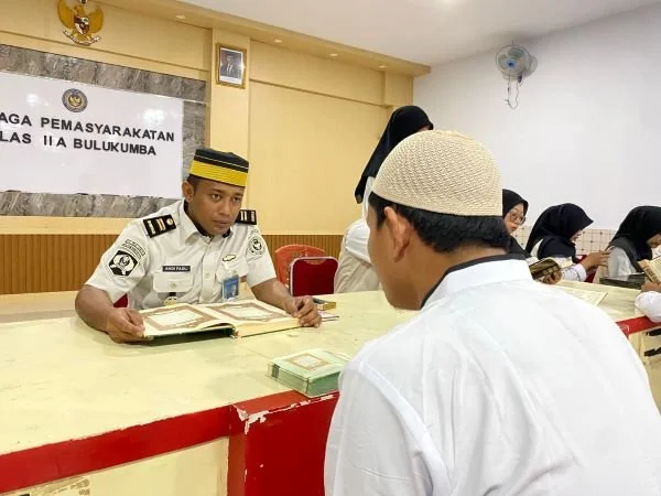 Pelatihan Singkat Tahsin Al-Qur’an bagi Warga Binaan Pemasyarakatan lapas bulukumba. (Dok: Ist)