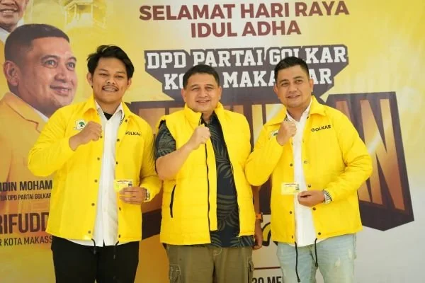 Edy Muharezky, putra almarhum Yasir dan Ketua DPD II Golkar Makassar Munafri Arifuddin (Dok: Ist).