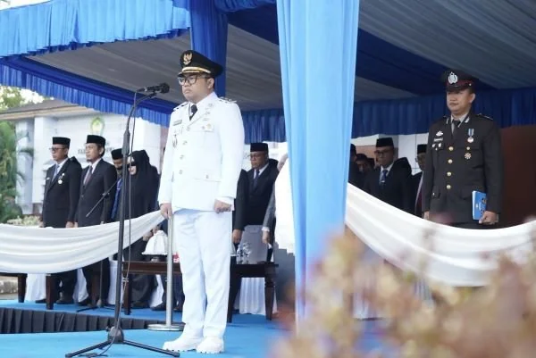Wakil Bupati Gowa, Darmawangsyah Muin saat Upacara Otoda 2026 (Dok: Ist).