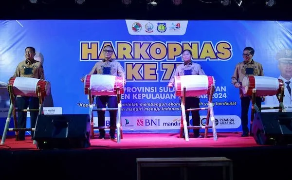 Pj Gubernur Sulsel, Prof Zudan Arif Fakrulloh pada Peringatan Harkopnas Tingkat Sulsel di Kepulauan Selayar (Dok: Ist)
