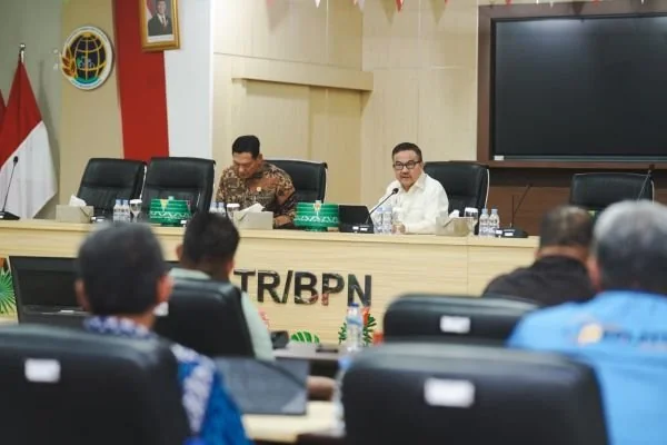 Sekprov Sulsel saat membuka Rakor Reforma Agraria 2025 (Dok : Ist).