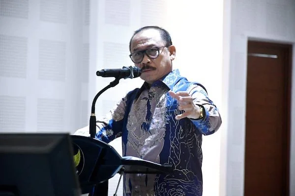 Gubernur Sulbar Suhardi Duka saat High Level Meeting TPID Provinsi dan Kabupaten se-Sulbar(dok:Ist)
