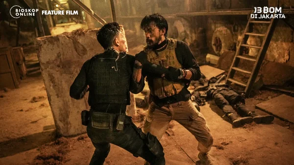 Emil dan Arok di Film 13 Bom di Jakarta (Dok : Ist).