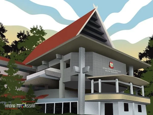 Gedung DPRD Kota Makassar (Dok: Kabar Makassar).
