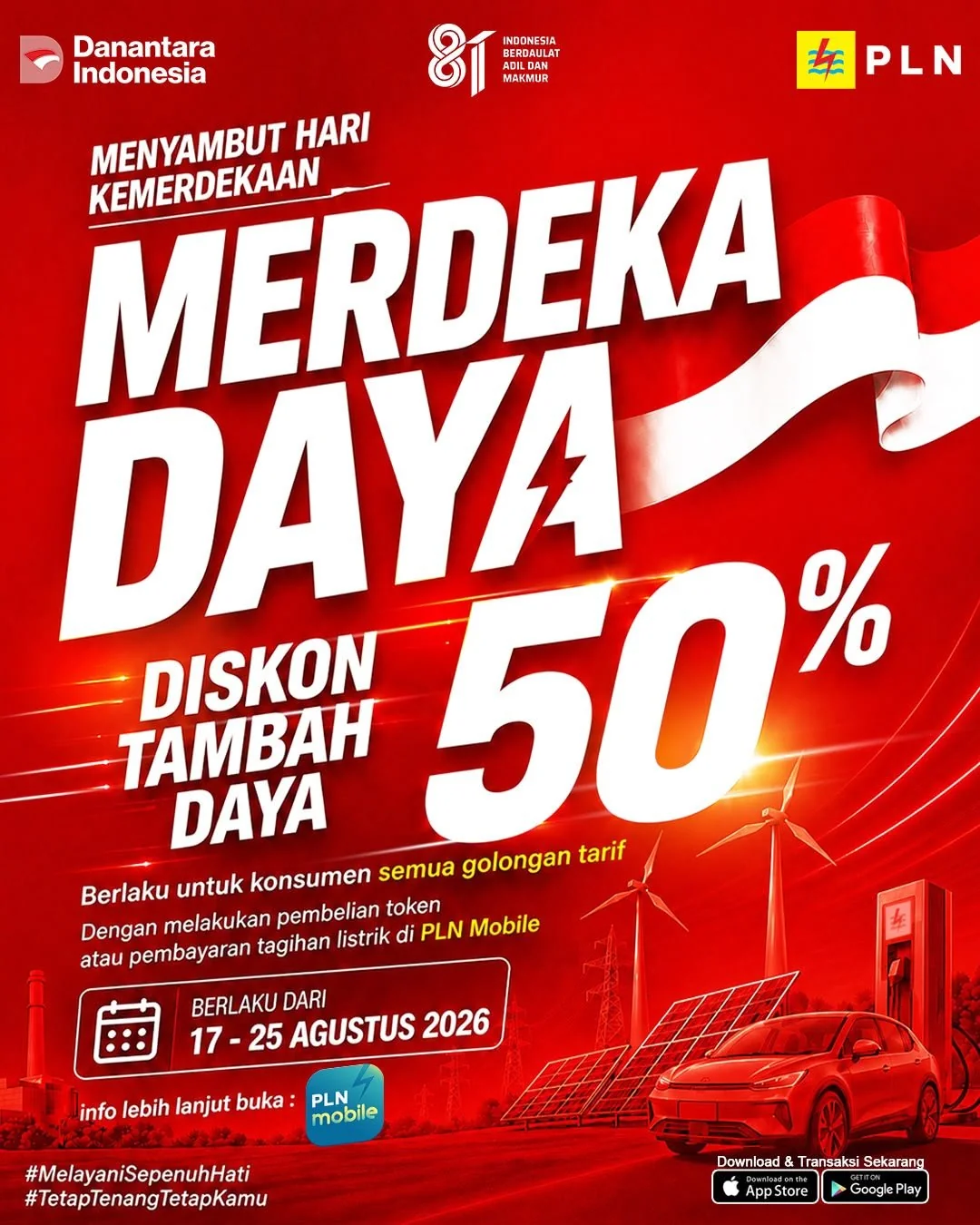 PLN dengan bangga menghadirkan Promo Merdeka Daya (Dok: Ist)