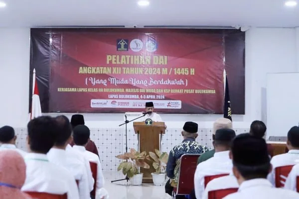 Lapas Kelas IIA Bulukumba menggelar pembukaan Pelatihan DAI Tahun 2024.