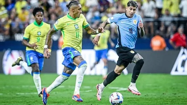 Pertandingan Brasil vs Uruguay (Dok: Int)