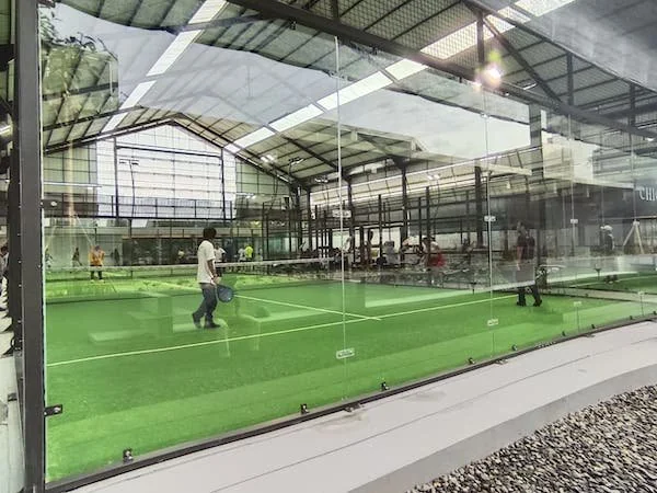 Salah Satu Lapangan Padel di Makassar (Dok: Sinta KabarMakassar).