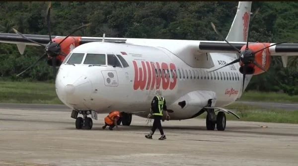 Suasana Bandara Tampa Padang Mamuju (Dok : Aldy KabarMakassar).