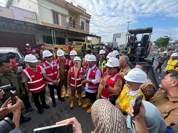 Suasana Groundbreaking Penanganan Preservasi Jalan Paket 2 Provinsi Sulsel (Dok: Ist).