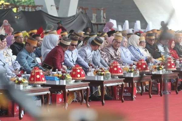 Suasana HUT ke-417 Makassar, di Lapangan Karebosi (Dok : Ist).