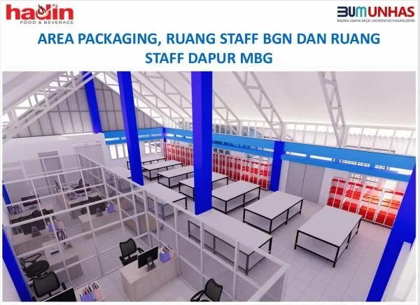 Unhas siapkan dapur MBG (Dok : Ist).