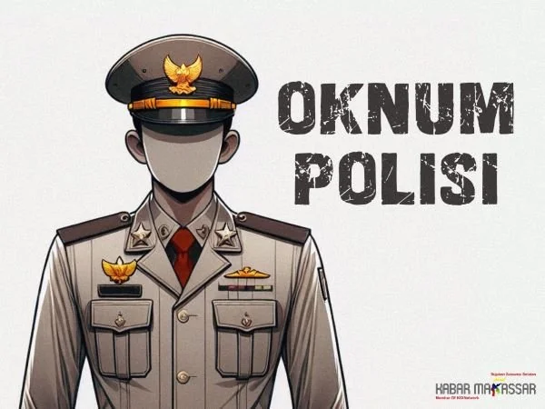 Ilustrasi oknum polisi (Dok : KabarMakassar).