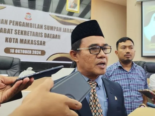Pj Sekda Makassar, Irwan Rusfiady Adnan (Dok : Hanifah KabarMakassar).