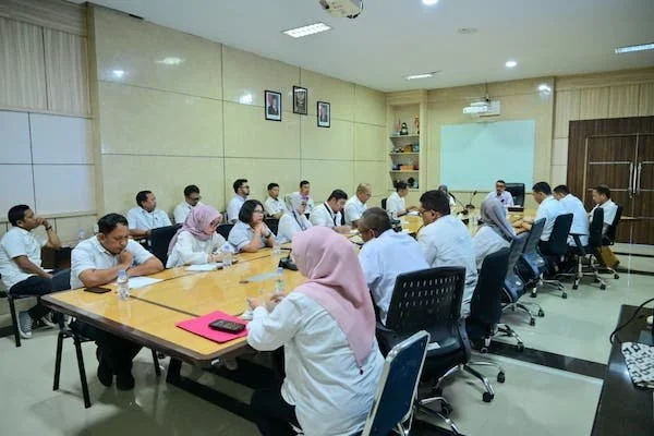Suasana Rakor PDAM kota Makassar (Dok: Ist).