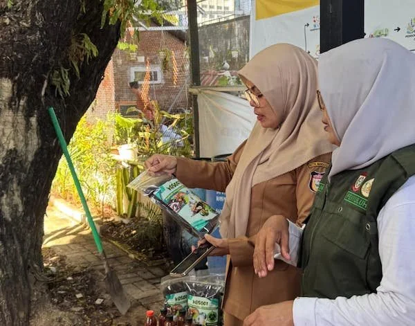 Suasana Pemanfaatan Lahan Sempit jadi Urban Farming di Kecamatan Ujung Pandang (Dok: Ist).