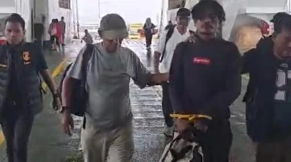 Anggota Buser reskrim Galesong Selatan Giring Pelaku