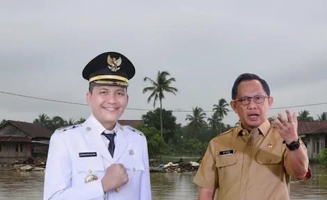 Menteri Dalam Negeri (Mendagri) Muhammad Tito Karnavian dan Bupati Aceh Selatan, Mirwan MS (Dok: Ist).
