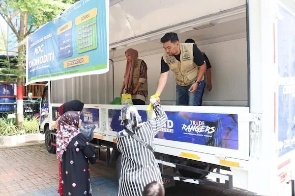 Penampakan Pasar Murah Pemkot Makassar (Dok: Ist?.