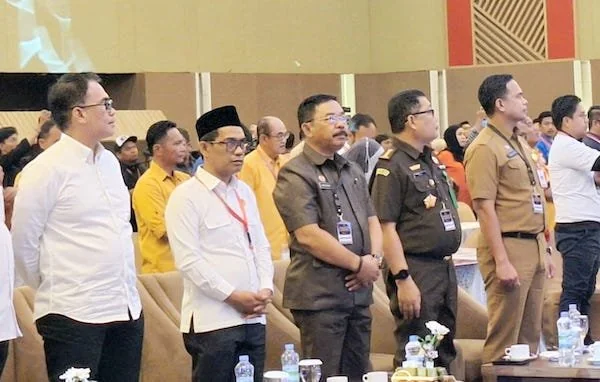 Dokumentasi Kemenag Sulsel, Kakanwil Kemenag Sulsel turut menghadiri pengundian dan pengumuman nomor urut Paslon Pilgub Sulsel.