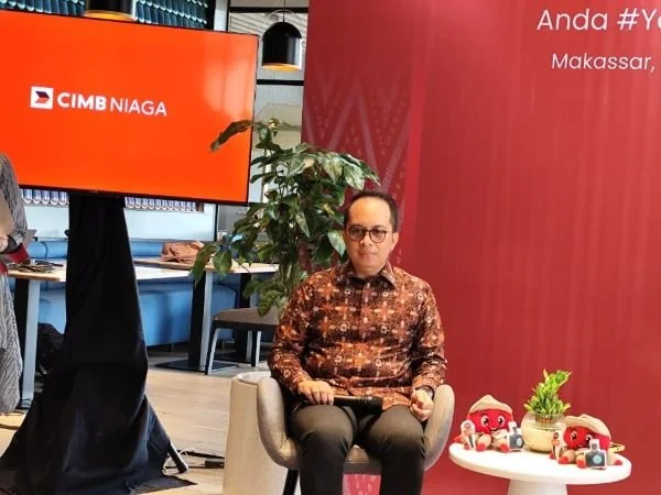 Head of Region - Indonesia Timur dan Bali Nusra CIMB Niaga, Ahmad S. Ilham (Dok : Hanifah KabarMakassar)