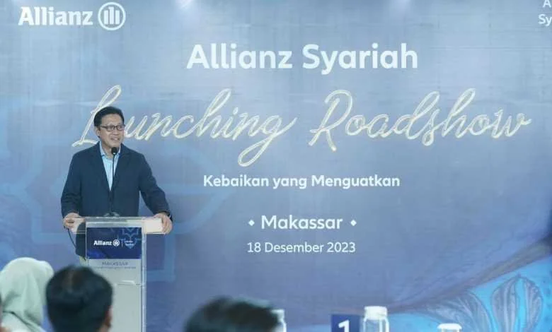 Direktur Utama Allianz Life Syariah Indonesia, Achmad K. Permana membuka acara roadshow PT Asuransi Allianz Life Syariah Indonesia di Makassar, 18 Desember 2023. (Foto:Doc Alianz/Istimewa)