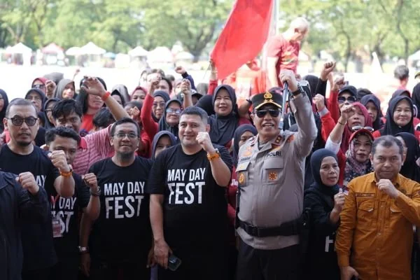 Suasana May Day 2026 di Makassar (Dok: Ist).