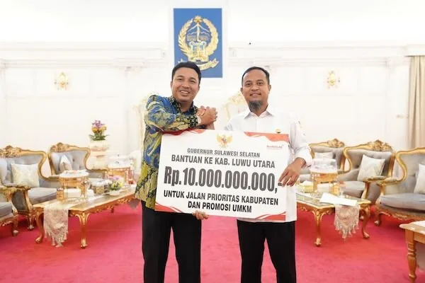 Pemprov Sulsel alokasikan Rp10 miliar untuk Luwu Utara (dok. Ist)