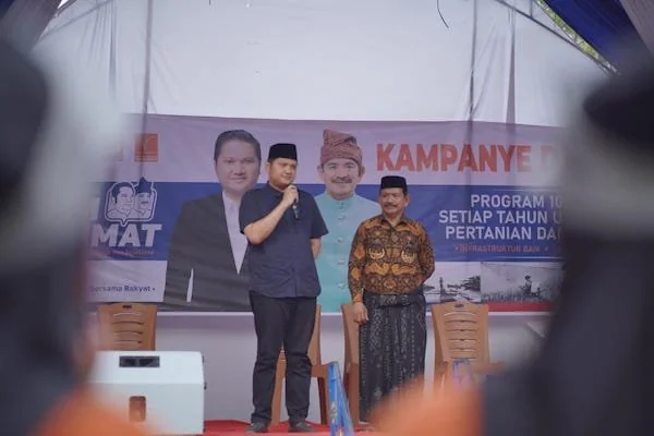 Paslon Pilkada Luwu 2024 Arham Basmin Mattayang bersama pendampingnya Rahmat. Dok ist