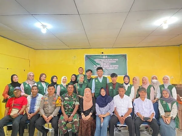 Seminar Program Kerja Kelompok KKN UIM Desa Ompo Kecamatan Lalabata Kabupaten Soppeng. Dok. Ist