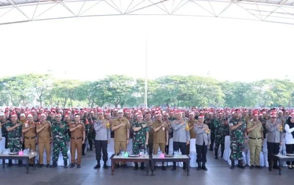 Cooling System Deklarasi Damai di Tribun Lapangan Karebosi Makassar (Dok: Ist).
