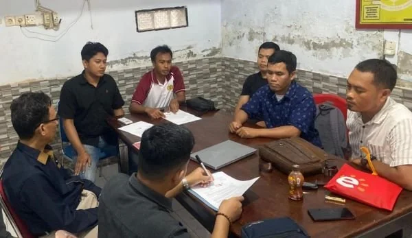 Proses Restoratif Justice yang dilakukan di Mapolresta Mamuju (Dok : Ist).