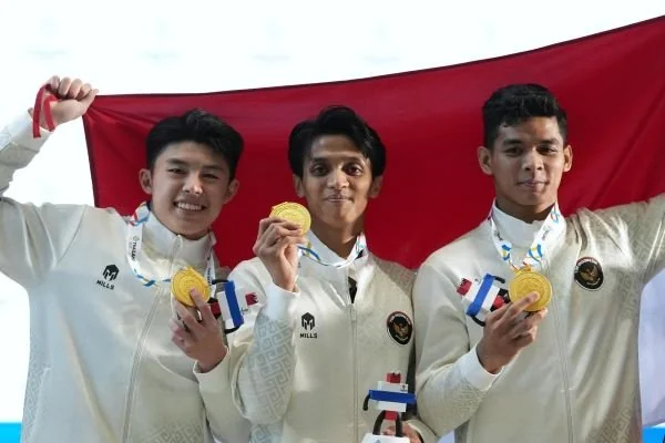 Perolehan medali emas Indonesia di SEA Games 2025, (Dok: Ist).