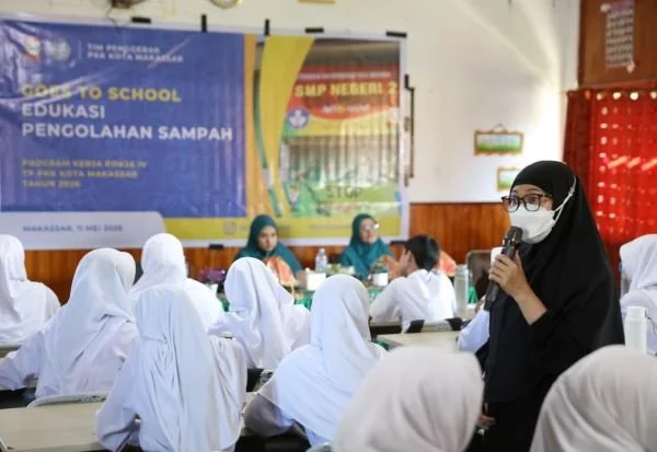 Program Goes to School TP PKK Kota Makassar. (Dok: Ist).