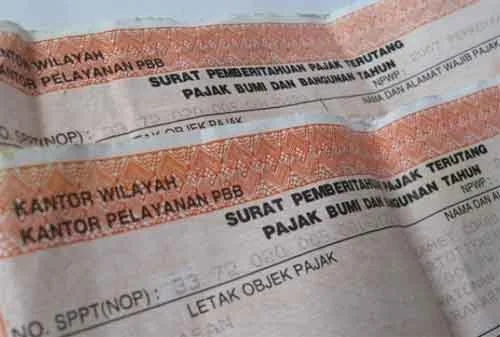 Ilustrasi Bukti Pembayaran PBB (Dok: Ist).