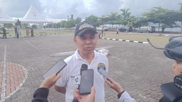 Komandan Lanal (Danlanal) Mamuju, Letkol Laut (P) Dedi Andriyatno.