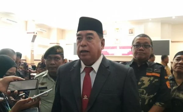 Abdul Hayat Gani di Kantor Gubernur Sulsel (Dok: Nofi KabarMakassar)