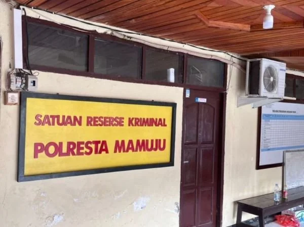 Tampak depan ruang Satreskrim Polresta Mamuju  (Dok : Int).