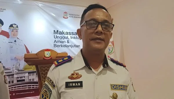 Kepala Bidang Terminal, Perparkiran, Audit dan Inspeksi (TPAI) Dishub Kota Makassar, Irwan Sampeang (Dok: Sinta KabarMakassar)