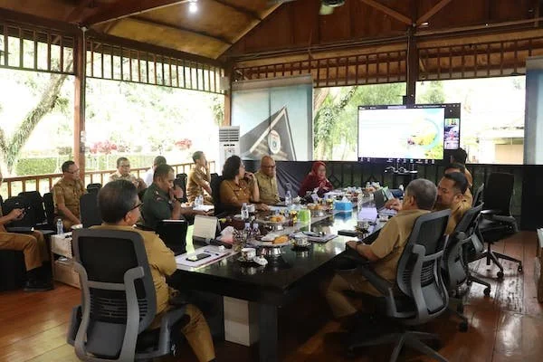 review nasional inflasi 2024 yang diikuti pemprov Sulbar (dok: Ist)